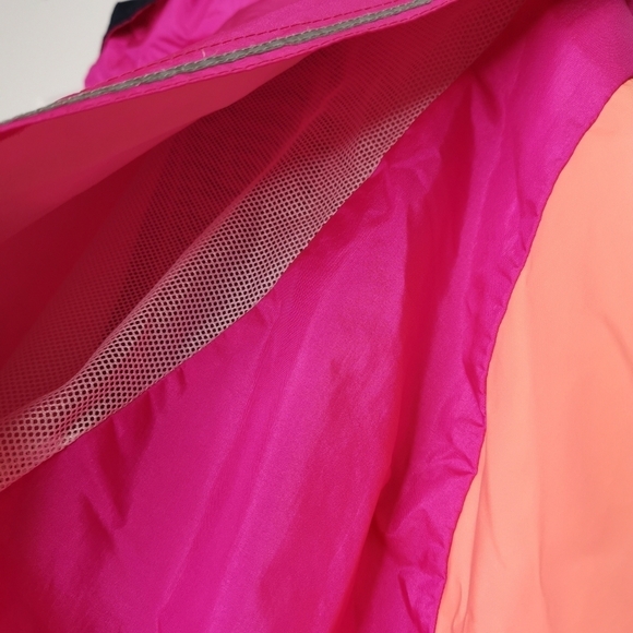 Vintage ASICS Tri-colour windbreaker, Retro ,  Neon - Picture 8 of 10